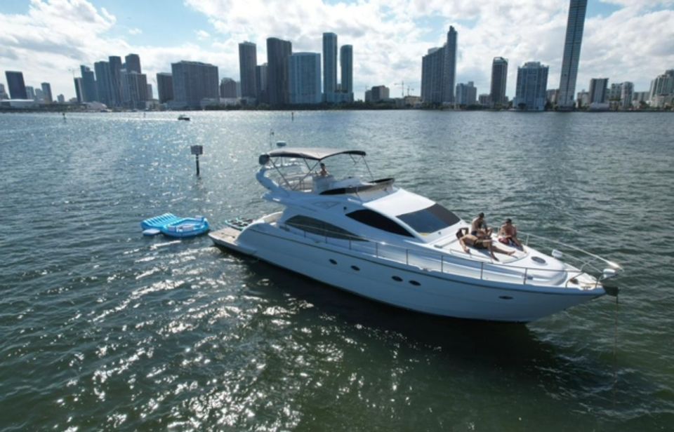 Miami Yacht Rental With Jetski, Paddleboards, Inflatables - Experience Highlights