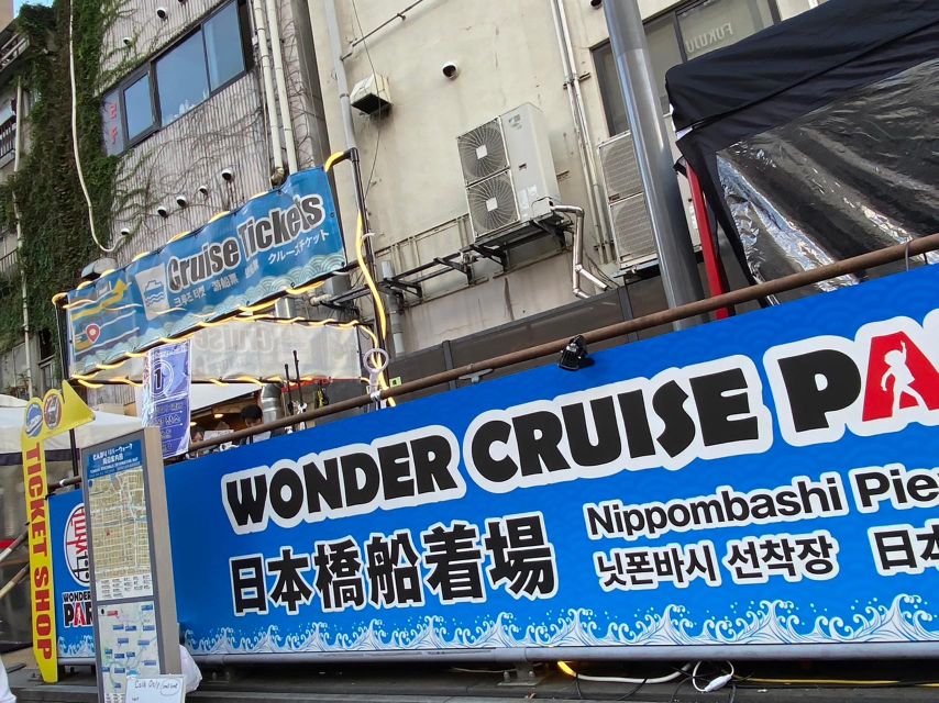 Osaka: Dotonbori District Sightseeing Cruise & Beer Discount - Cruise Experience