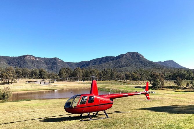 Private Helicopter Flight to Hunter Valley With a La Carte Lunch - for 2 - Inclusions