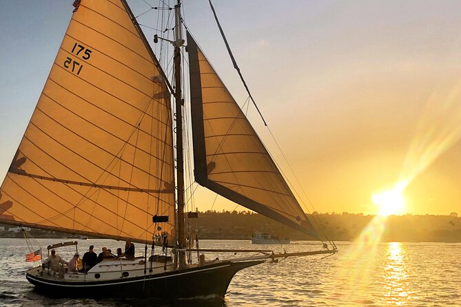 San Diegos Best Sunset Sail - Landmarks and Wildlife Encounters