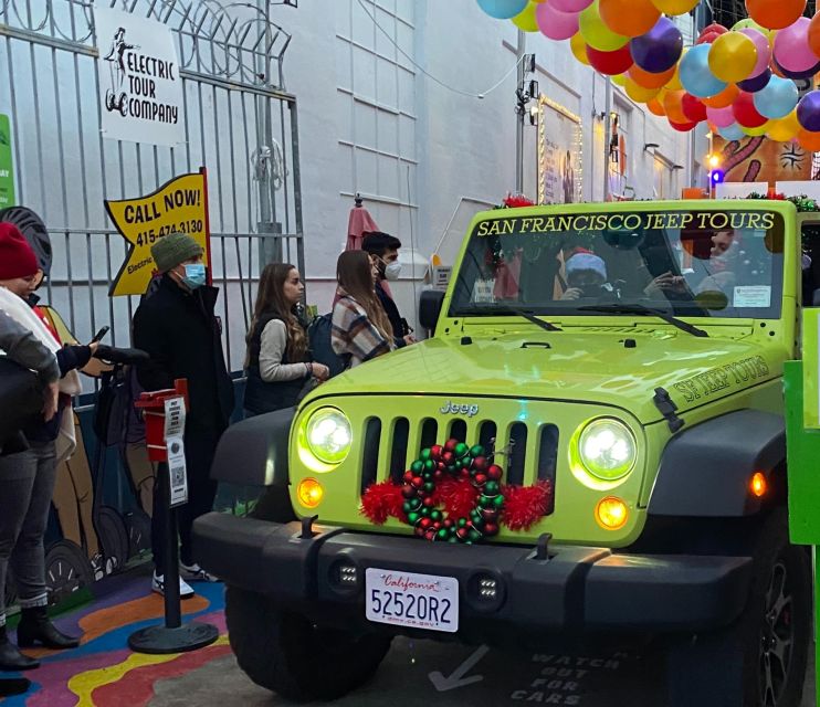 San Francisco: Holiday Lights Private Group Jeep Tour - Experience Highlights