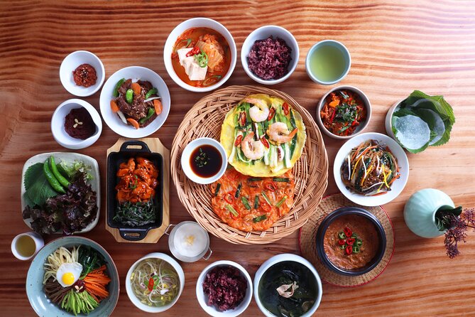 Seoul Market Tour and Korean Cooking Class With Small Group - Sample Menu and Activity Schedule