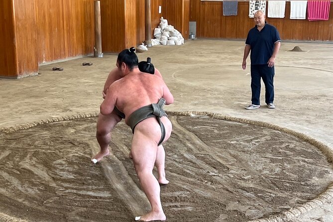 Sumo School Experience With Stable Master and Real Wrestlers - Meet the Stable Master