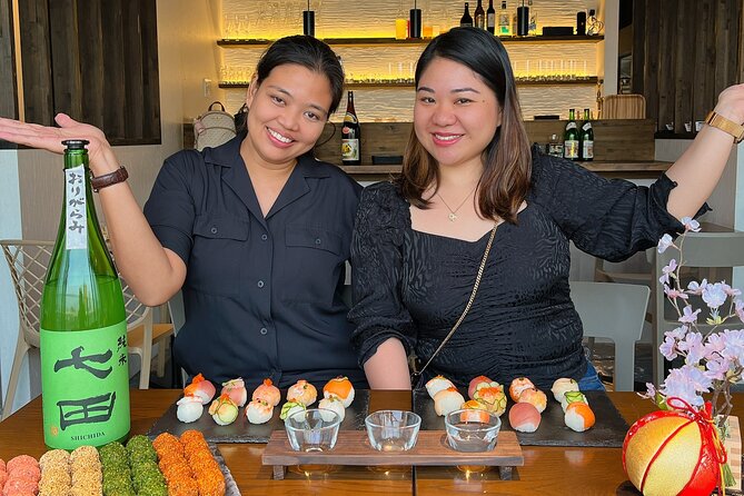 Sushi Making Experience Japanese Sake Drinking Set in Tokyo - Sum Up