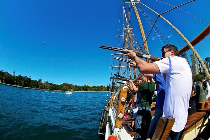 Sydney Harbour Tall Ship Laser Clay Shooting With Mast Climb - Logistics