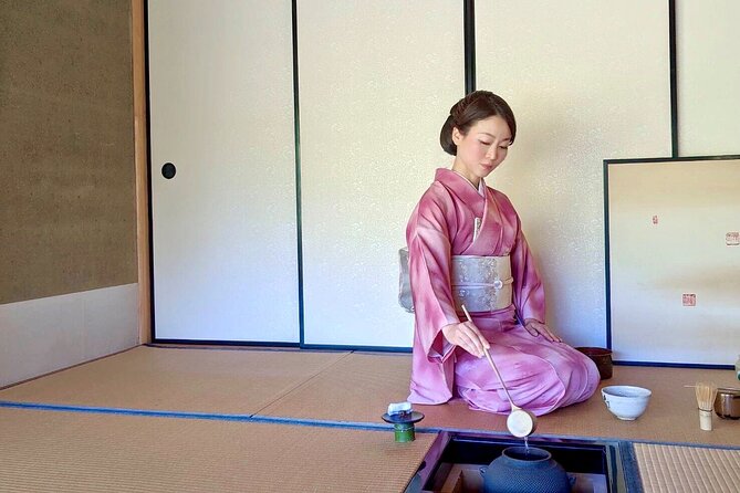 Tea Ceremony in a Japanese Painters Garden in Kyoto - Tea Garden in Kyoto