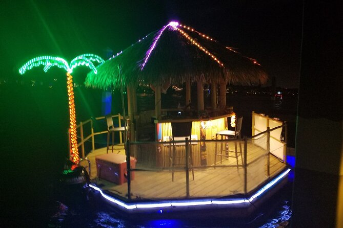 Tiki Boat - Downtown Tampa - The Only Authentic Floating Tiki Bar - Sightseeing Along Hillsborough River