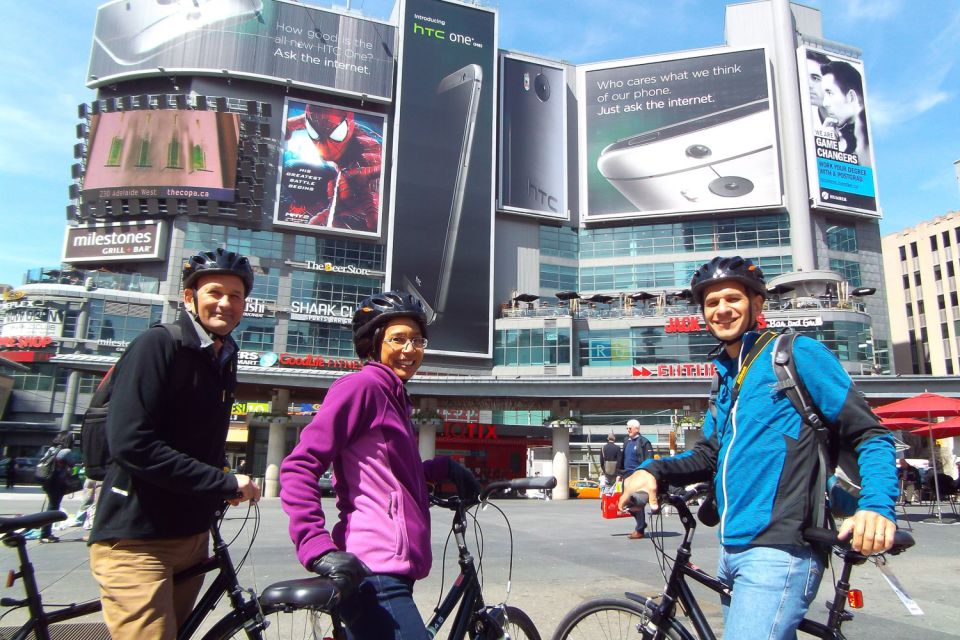Toronto: Heart of Downtown 3.5-Hour Bike Tour - Booking Information