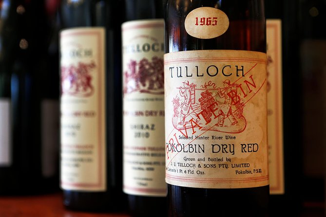 Tulloch Wines- Tasting of 6 Pokolbin Dry Red Shiraz Vintages With Charcuterie - Wine Selections