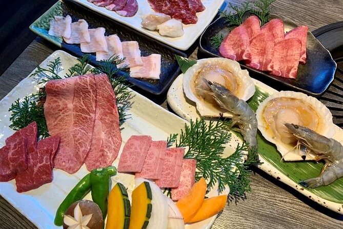 Wagyu & Seafood Yakiniku Dinner Course at Kyo Kurozakura Restaurant, Kyoto - Menu Highlights