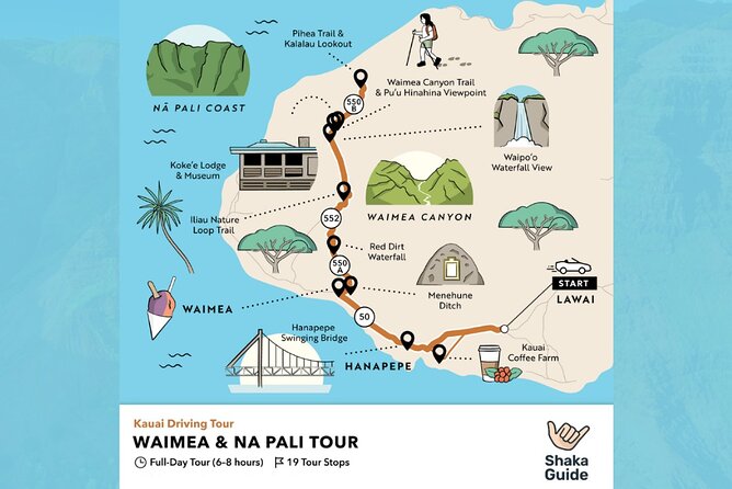 Waimea Canyon & Na Pali Driving Tour App - Key Features