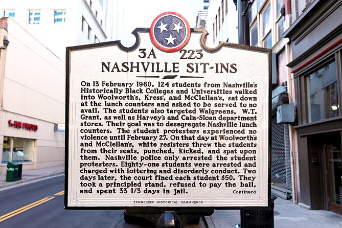 Wander Nashville- Guided Historic Walking Tour - Tour Inclusions