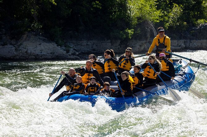 Whitewater Rafting in Jackson Hole : Family Standard Raft - Inclusions and Logistics