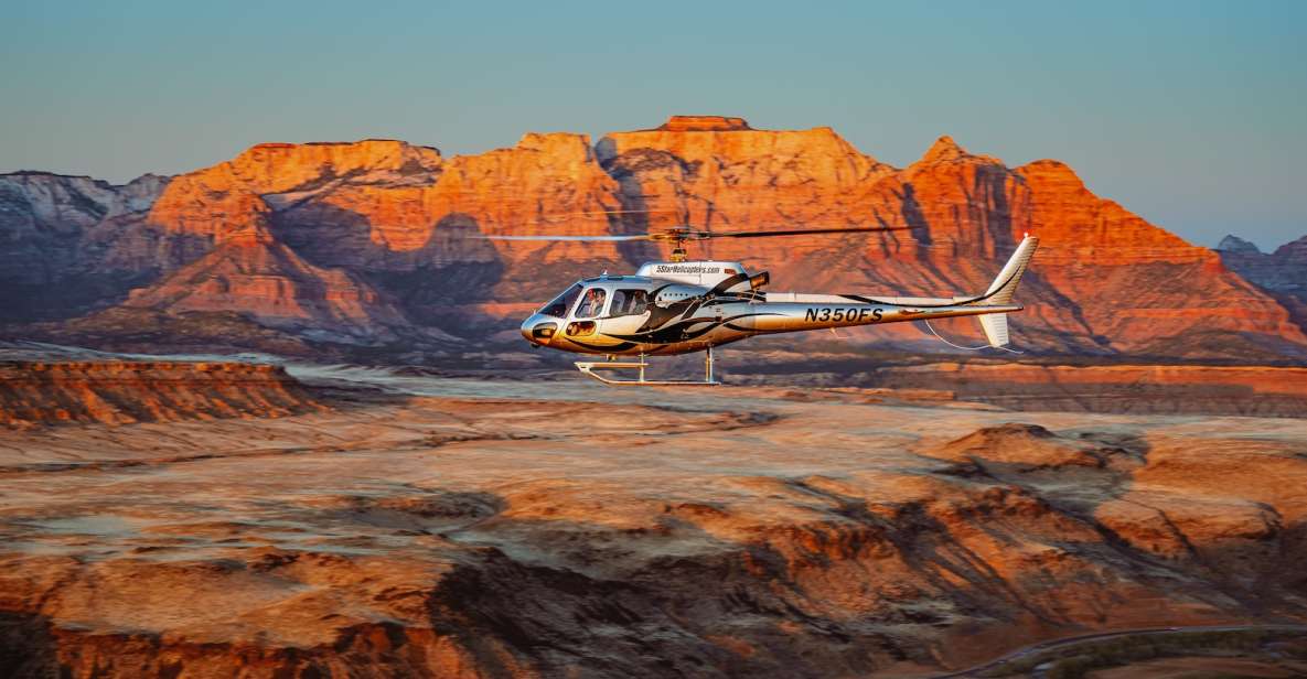 Zion National Park and Canaan Cliffs: Helicopter Tour - Experience Highlights