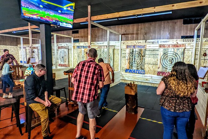 15 Minute Axe Throwing Guided Experience in Clearwater at Hatchet Hangout - Service Animals and Transportation