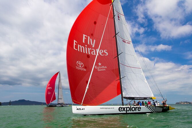 Americas Cup Sailing on Aucklands Waitemata Harbour - Enjoy Waitemata Harbour Scenery