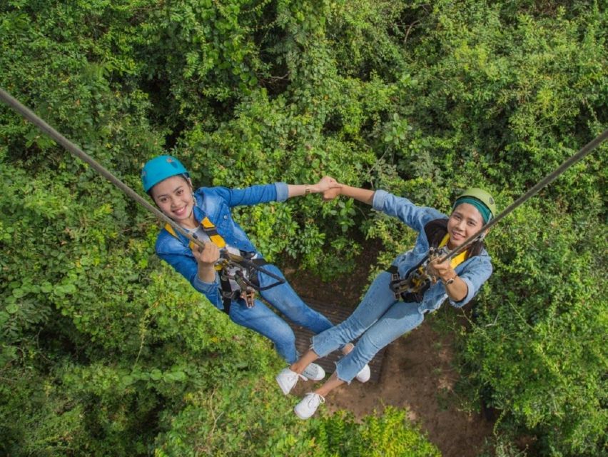 Angkor Zipline Eco-Adventure Canopy Tour & Pick up Drop off - Pickup and Return Details