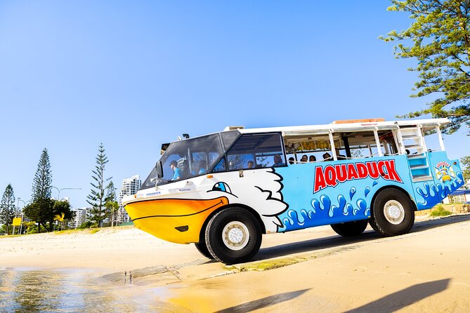 Aquaduck Gold Coast 1 Hour City and River Tour - Booking Information