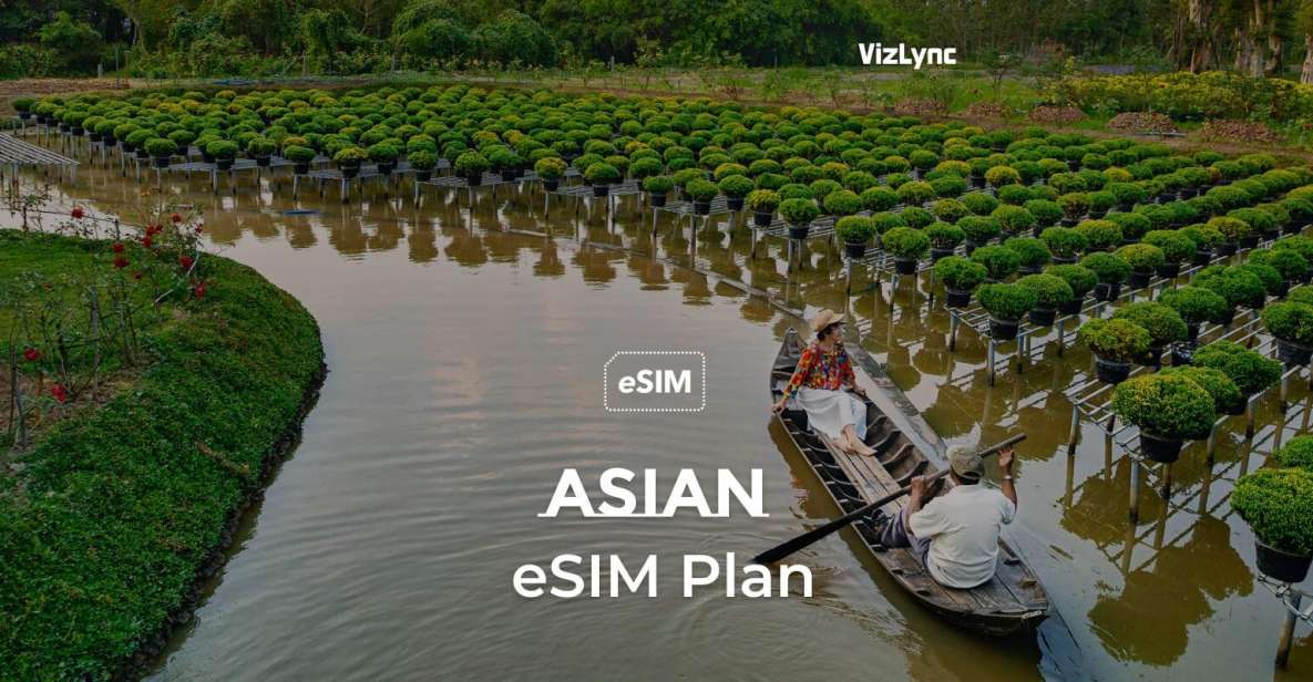Asia Travel Esim Plan for 8 Days With 6GB High Speed Data - Included Features and Coverage