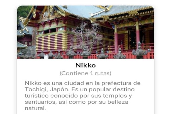 Audio Guide App Japan Tokyo Kyoto Takayama Kanazawa Nikko and Others - Meeting and Pickup Instructions