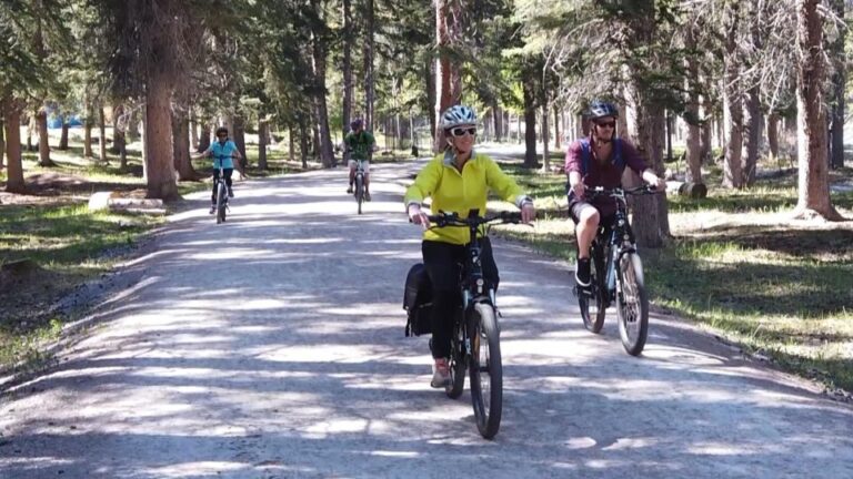 Banff: Bow River E-Bike Tour and Sundance Canyon Hike