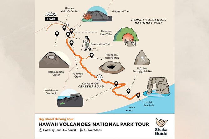 Big Island - Hawaii Volcanoes National Park Driving Tour - App Functionality and Updates