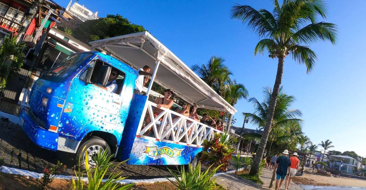 Buzios: City Tour by Trolley With 12 Beaches and Pickup - Tour Highlights