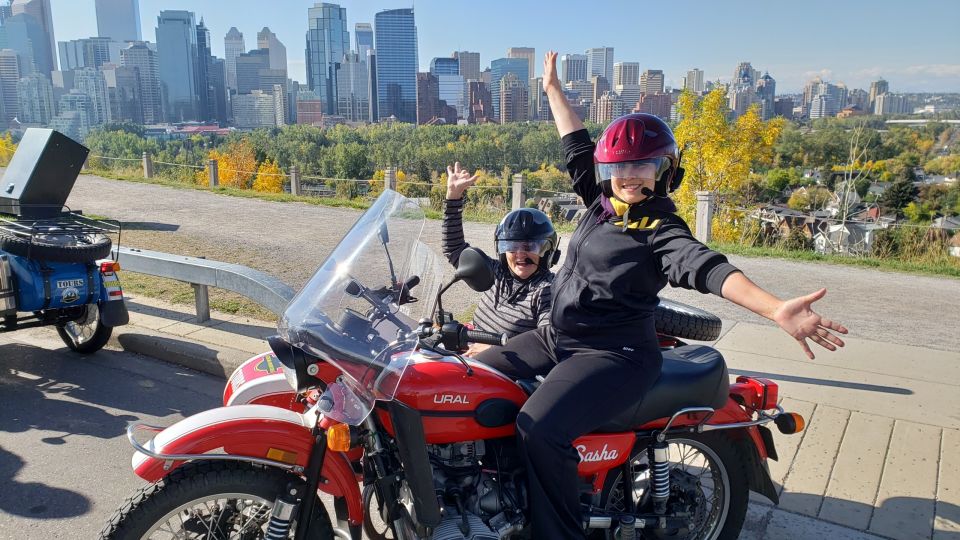 Calgary: City Tour by Vintage-Style Sidecar Motorcycle - Experience Highlights