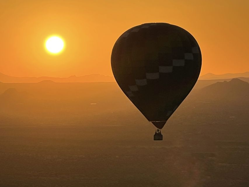 Epic Sonoran Sunrise Balloon Flight - Post-Flight Celebration With Mimosas