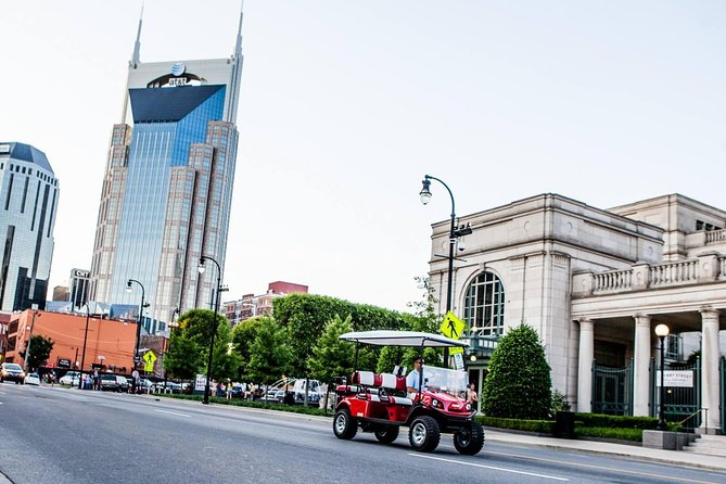 Explore the City of Nashville Sightseeing Tour by Golf Cart - Logistics Information