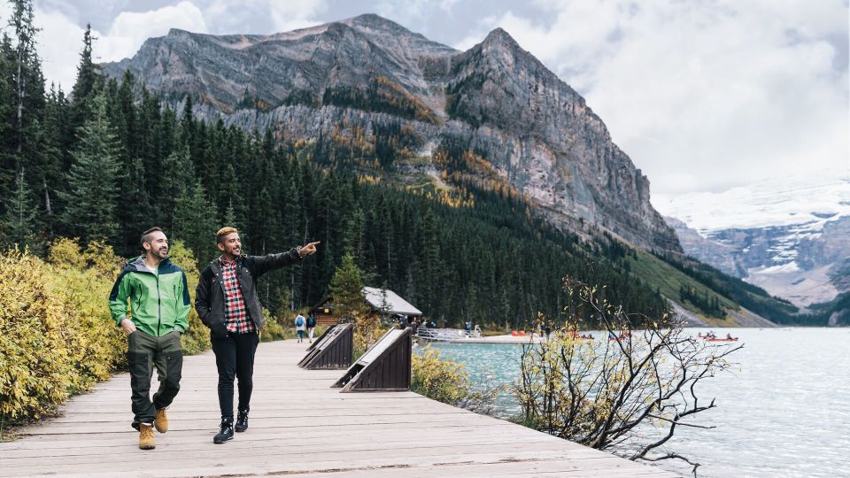 From Banff: Louise & Moraine Lake Guided Hiking Day Trip - Full Description