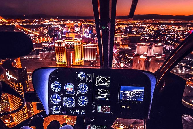 Las Vegas Strip Helicopter Night Flight With Optional Transport - Booking Information