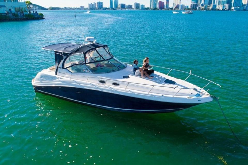 Miami: 37-Foot Sundancer Boat Rental - Full Description