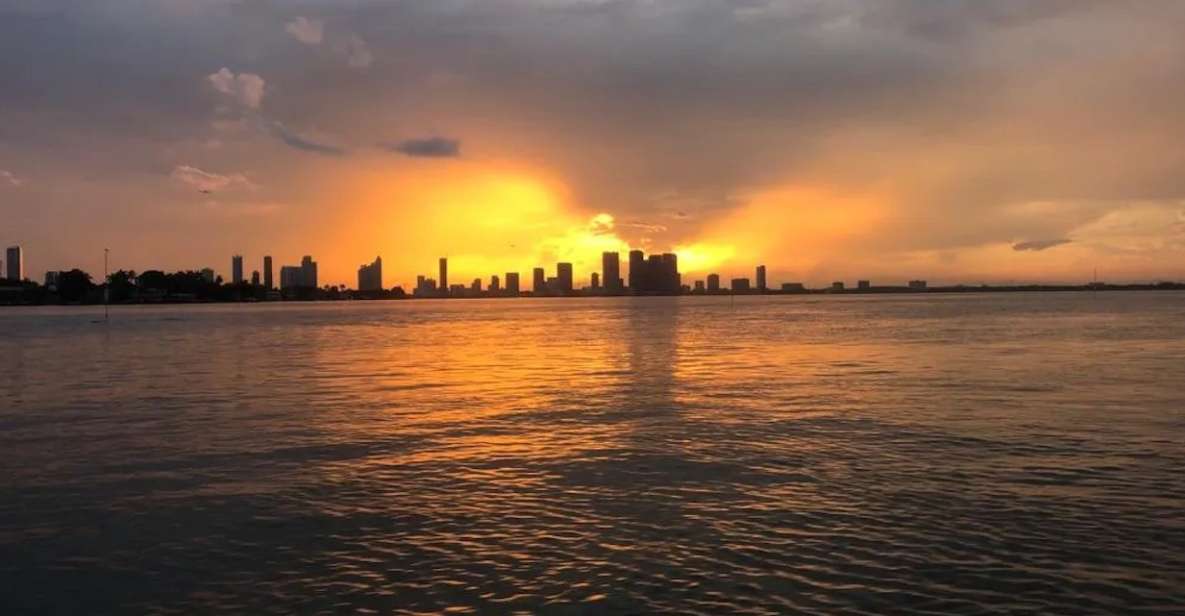 Miami: Private Sunset Boat Tour With Bottle of Champagne - Tour Highlights