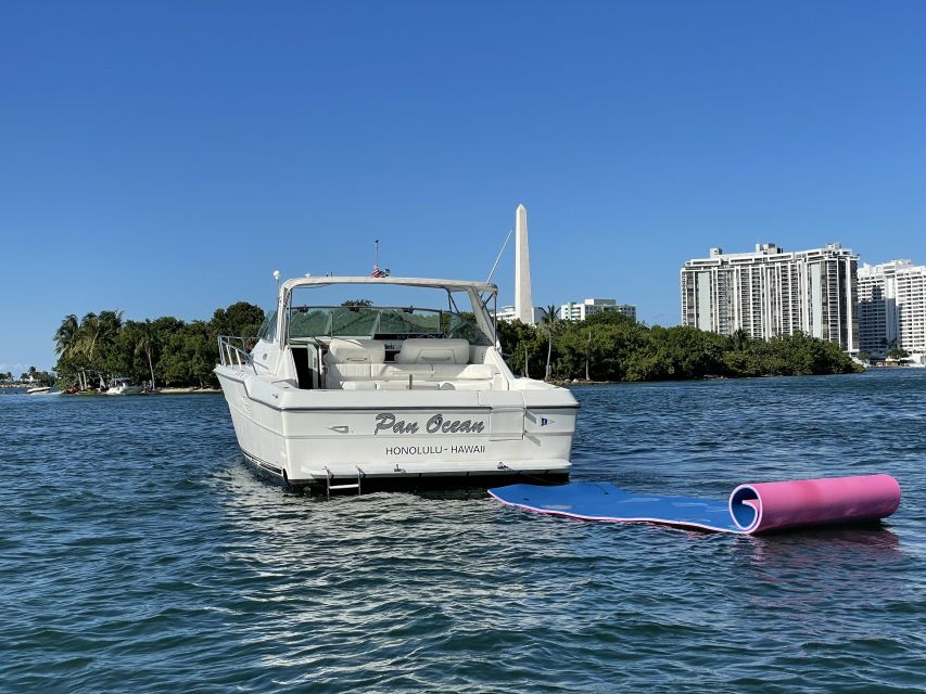 Miami: Private Yacht Rental Tour With Champagne and Snorkel - Starting Location & Activities