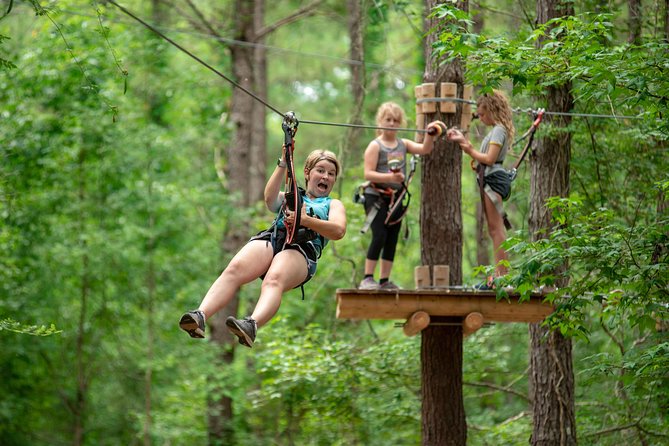 Morning Aerial Adventure Adult Course From Riegelwood - Meeting Point Details