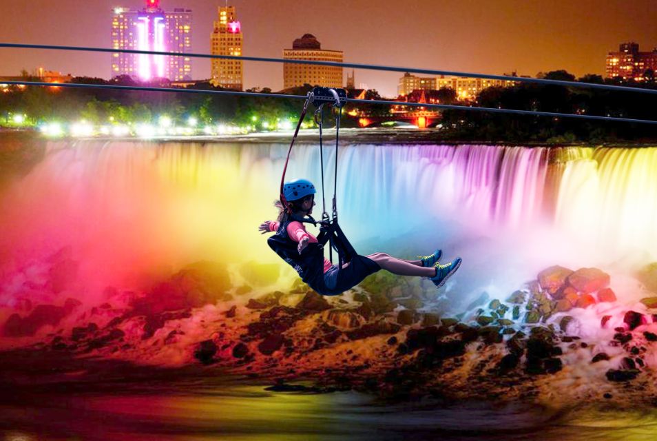 Niagara Falls, Canada: Night Illumination Zip Line to Falls - Reserve Now & Pay Later Benefits