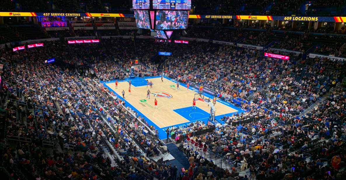 Oklahoma City: Oklahoma City Thunder Basketball Game Ticket - Duration and Timing