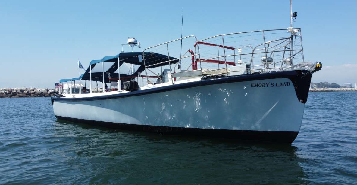 Party Boat Charter Marina Del Rey 1 to 16 Passengers - Inclusions