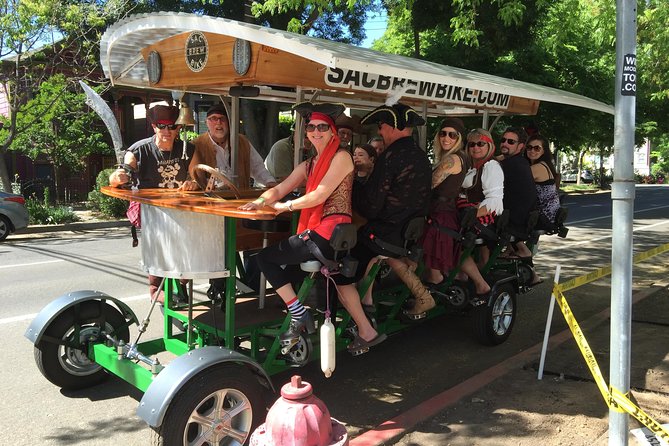 Pedal, Drink, and Bar Hop Through Sacramento on a 15 Seat Beer Bike - Experience Highlights