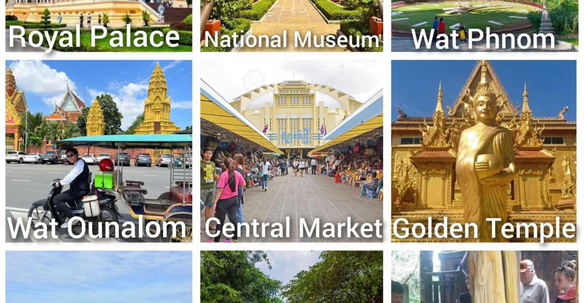 Phnom Penh: City and Silk Island Tour (No Genocide Sites) - Tour Itinerary