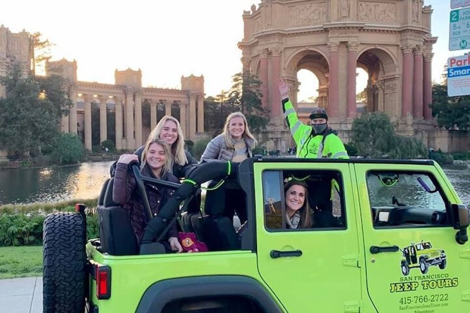 San Francisco: 2-Hour Private Jeep Tour at Night - Inclusions
