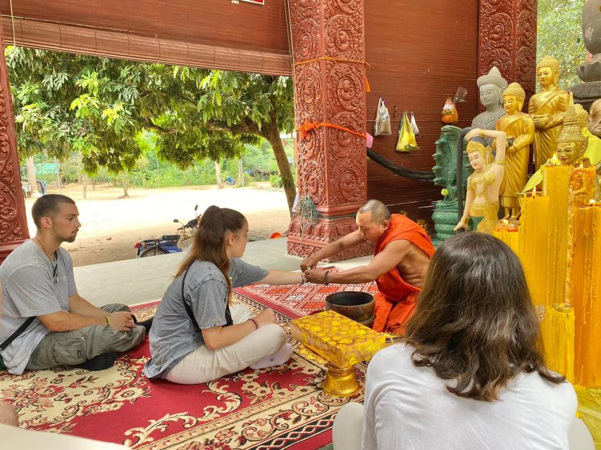 Siem Reap: Buddhist Monastery With Monks Water Blessing - Experience Description