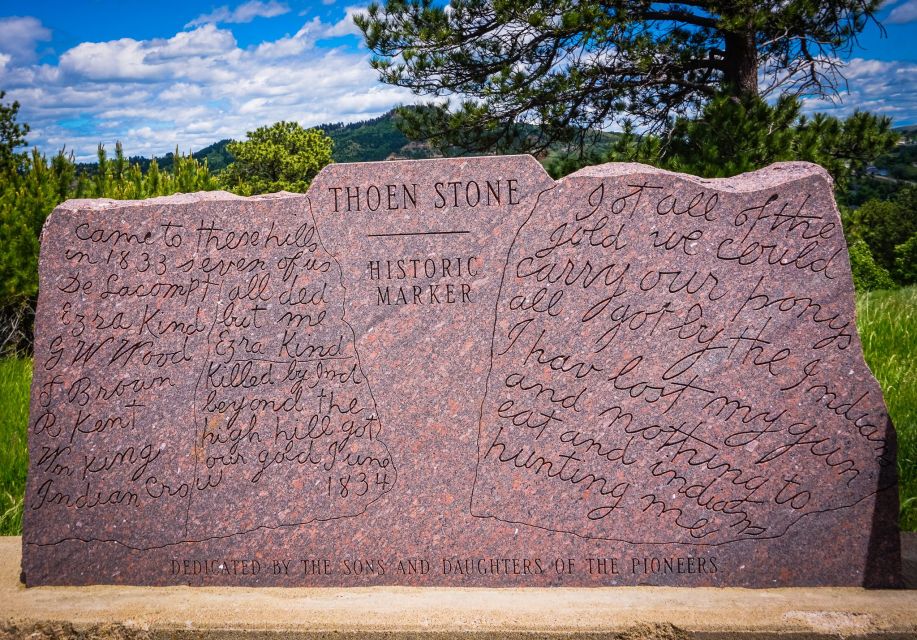 South Dakota: Private Thoen Stone Tour - Booking Information