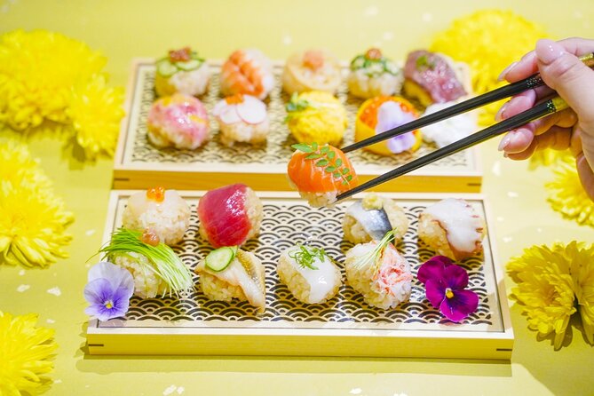 Sushi Making & Cherryblossom Viewing Experience Lunch in Shinjuku - Sample Menu Highlights