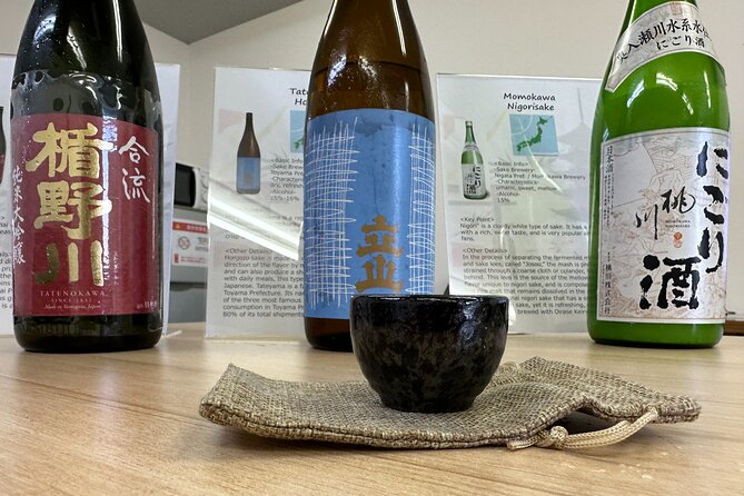 Taste&Learn Main Types of Authentic Sake With an Sake Expert! - Pairing Sake With Food