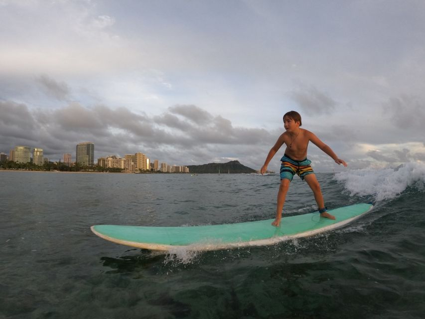 Waikiki: 2-Hour Private or Group Surfing Lesson for Kids - Instructor and Language
