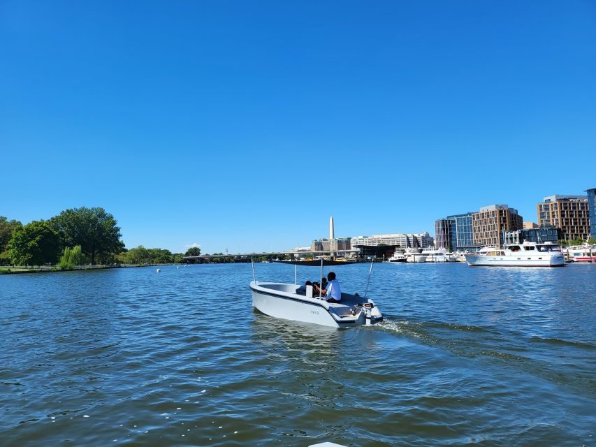Washington DC: the Wharf Self-Driven Boat Tour With Map - Activity Description