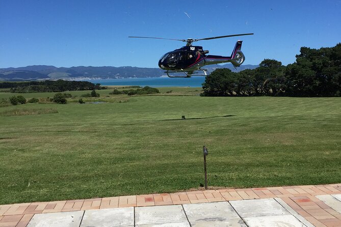 Wellington to Wharekauhau Helicopter Tour With 5-Course Lunch - Scenic Return Journey