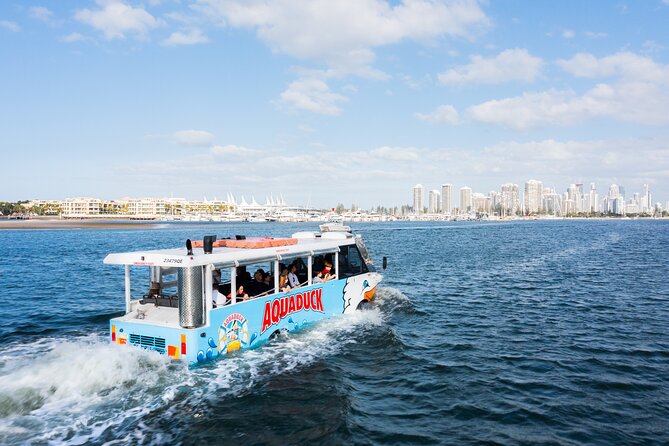 Aquaduck Gold Coast 1 Hour City and River Tour - Cancellation Policy